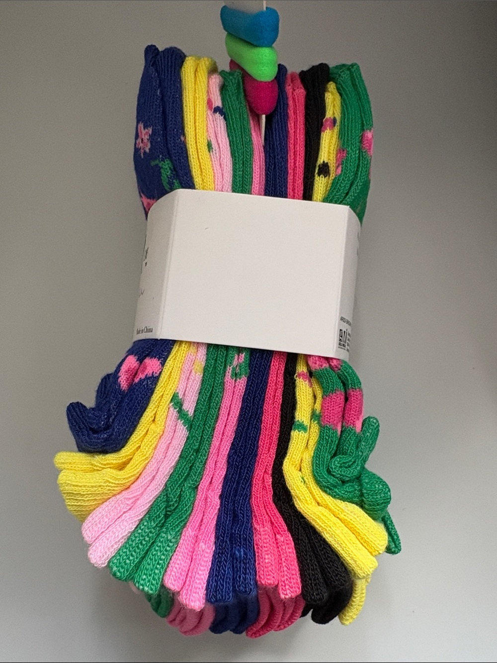 NWT [Alexa Rose] 10x Pairs No-Show Socks Girls Sz 10.5 - 4 + 3x Hair Elastics - Picture 4 of 10